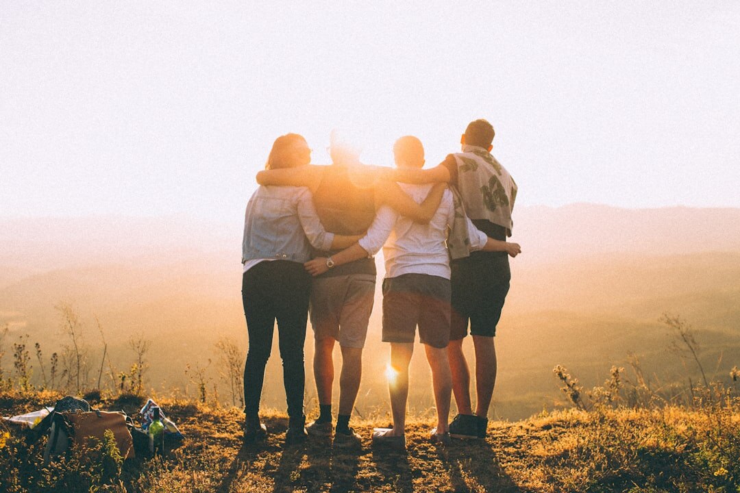 friends spending time together
