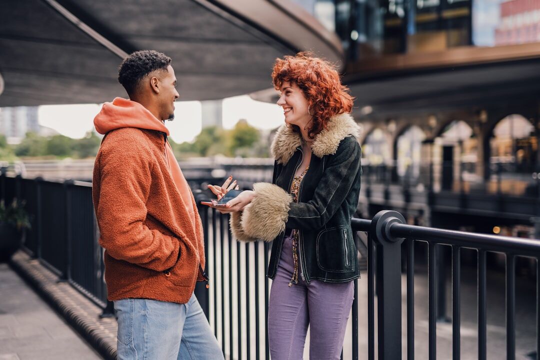 people having deep conversation